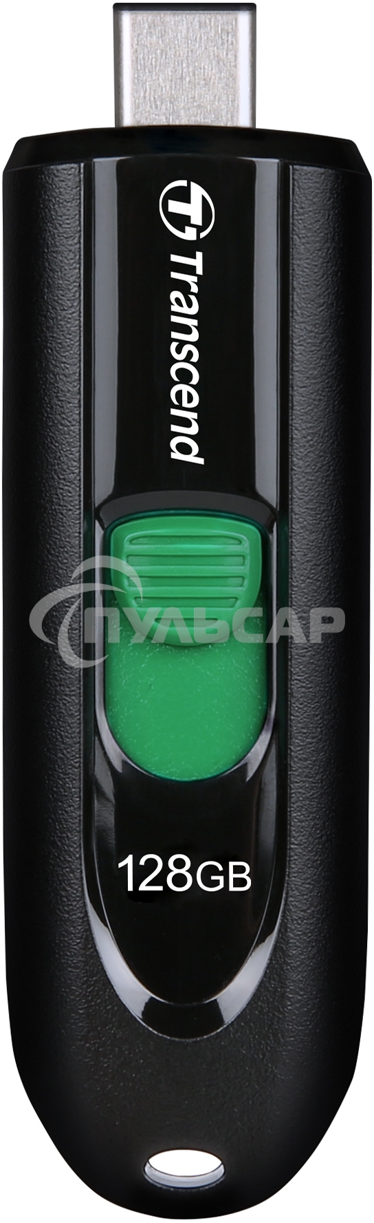 Флешка USB Transcend USB 128 Gb JETFLASH 790C USB 3.2, Type-C, черный