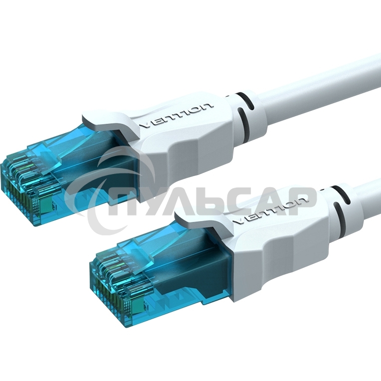 Патч-корд Vention прямой UTP cat.5е, RJ45 - 1м. Серый VAP-A10-S100