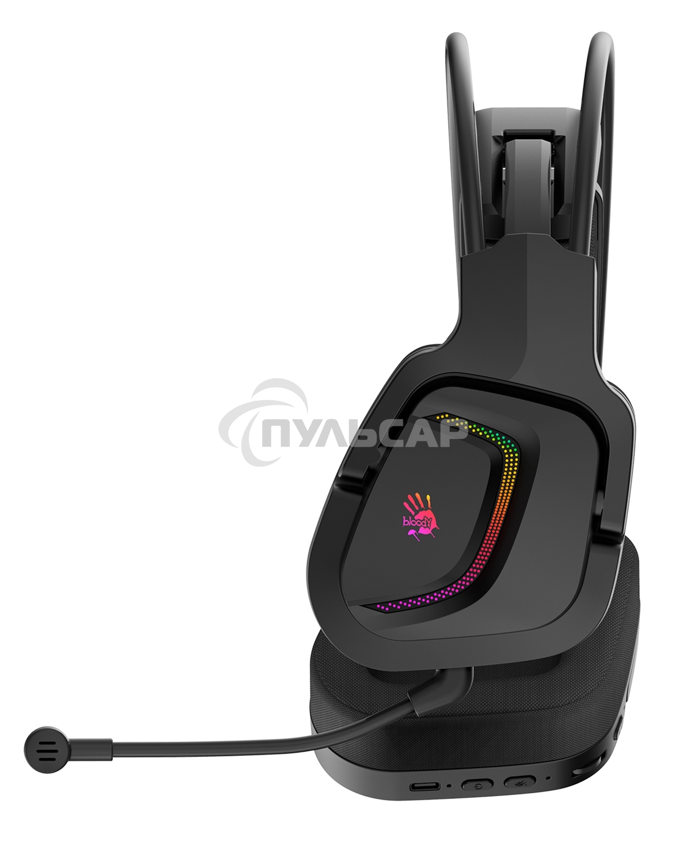 Наушники с микрофоном A4Tech Bloody MR575 черный BT оголовье (MR575)