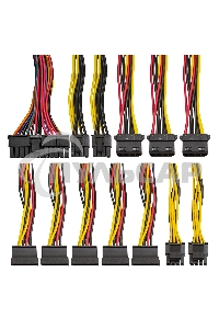 Блок питания ExeGate 850NPXE (EX292245RUS-S), 850Вт, (ATX, PPFC, SC, 12cm fan, 24pin, 2x(4+4)pin, 2xPCI-E, 5xSATA, 3xIDE, черный, кабель 220V 1,8м с защитой от выдергивания)