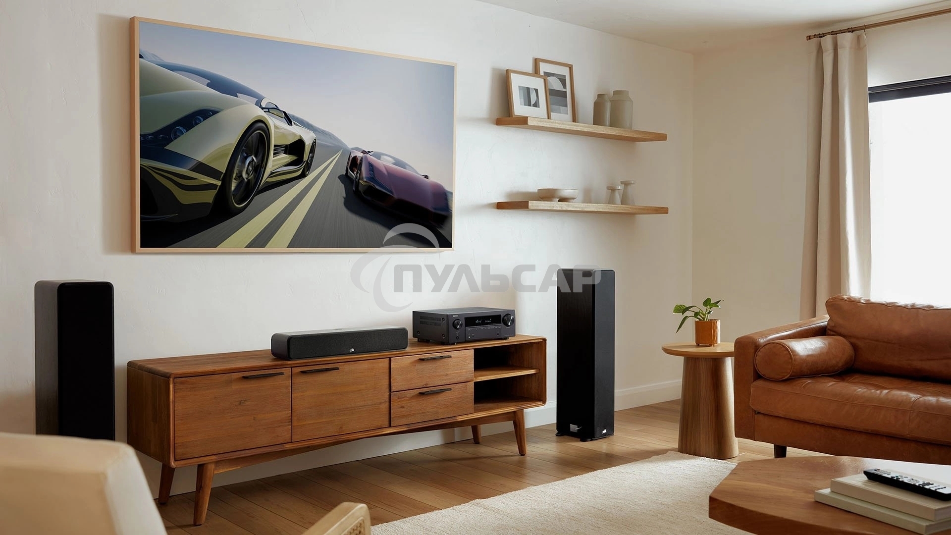 Ресивер AV Denon AVR-X580BT, 5.2, черный