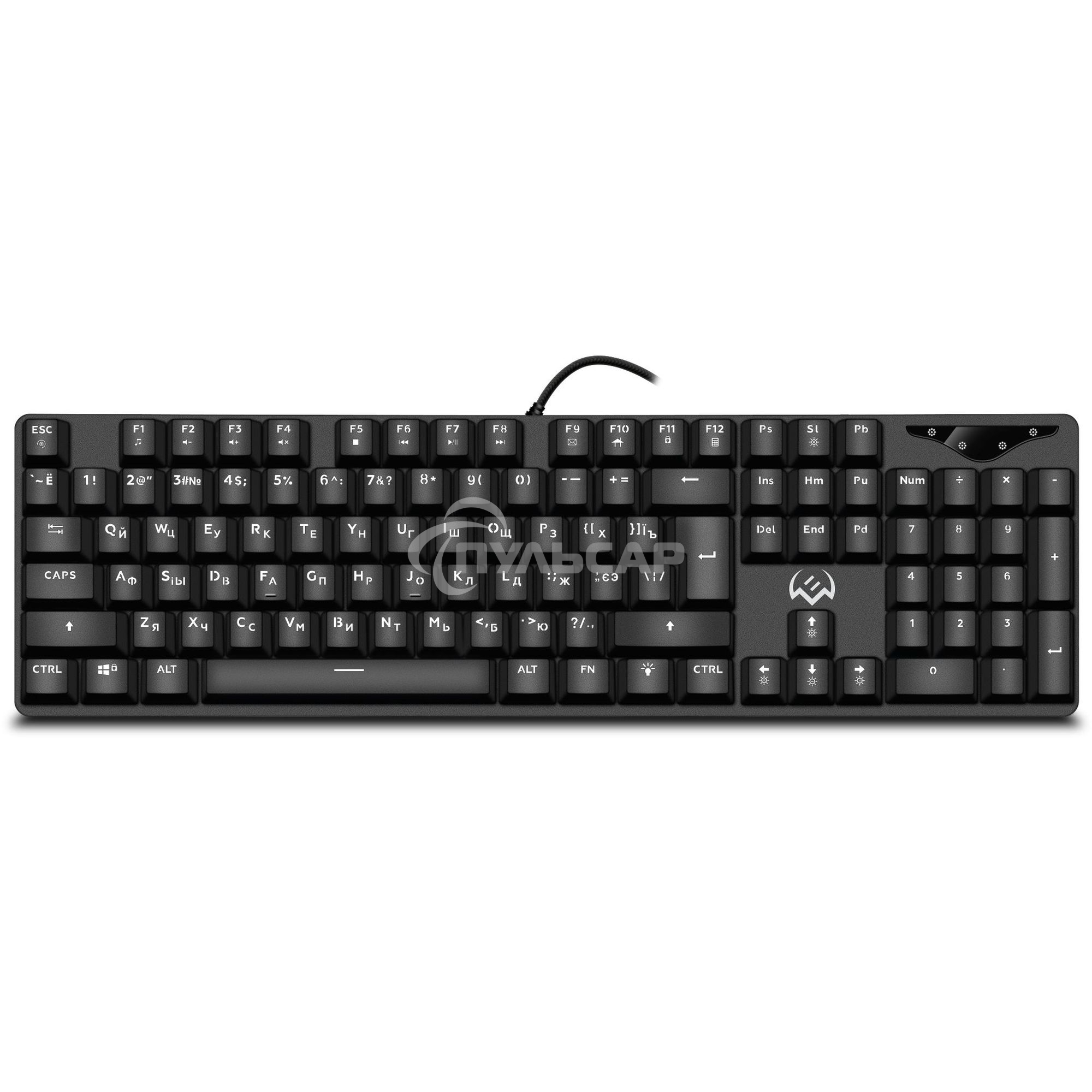 Клавиатура проводная игровая Sven KB-G9300 черная (Outemu Blue switches,104кл., подсветка)