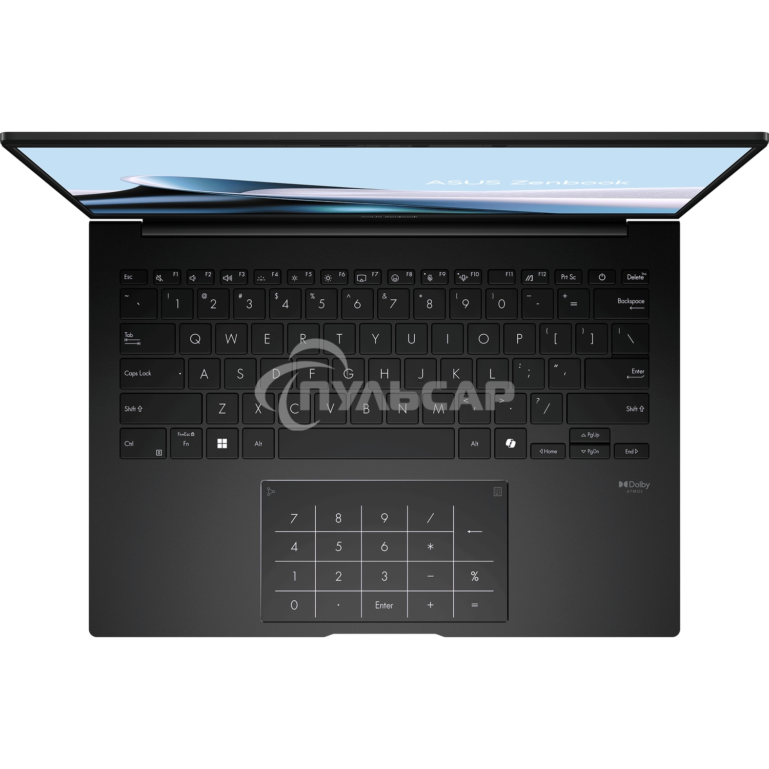 Ноутбук Asus Zenbook 14 UM3406KA-QD180 черный Ryzen AI 5 340 16Gb SSD1Tb AMD Radeon 14