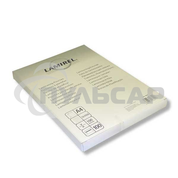 Пленка для ламинирования Lamirel 100мкм A4 (100шт) глянцевая (LA-78658)