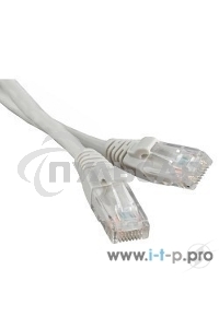 Патч-корд U/UTP, Cat.6, LSZH, 1.5 м, серый