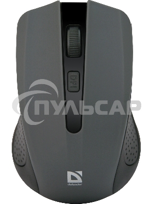 Мышь беспроводная Defender Accura MM-935 серый, 1600 dpi, радиоканал, USB, кнопки - 4