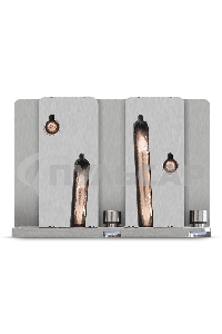 Радиатор для процессора ExeGate ESNK-P0068P.2U.3647.Cu серебристый, алюминий/медь, 205 Вт