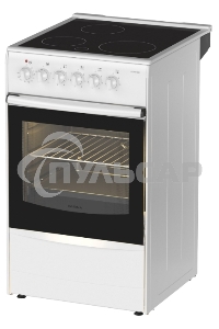 Плита электрическая Darina 1B EC 331 606 W белый/черный, конфорок 3 шт, духовка 50 л, 50 см x 85 см x 56 см