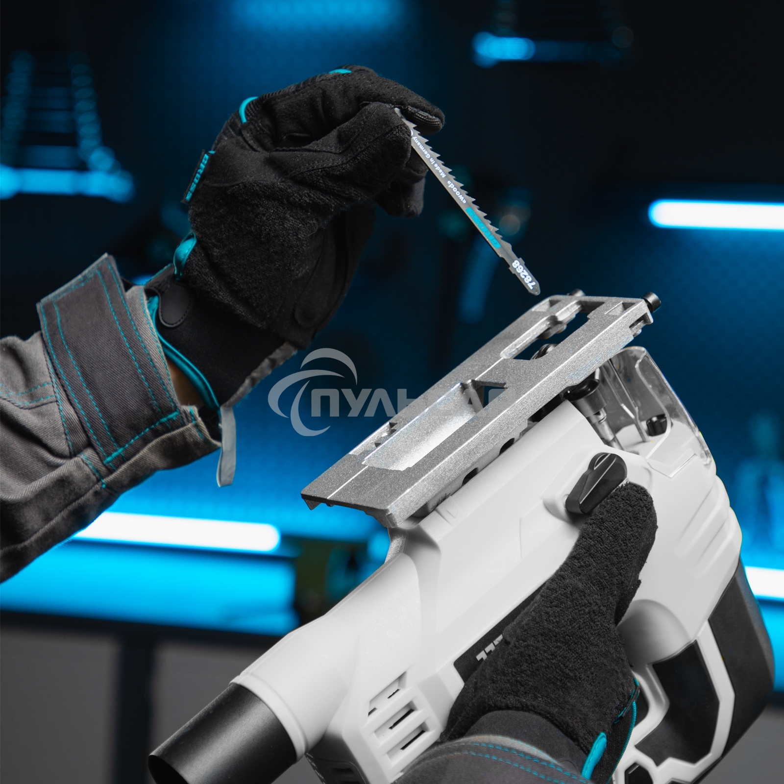 Набор полотен GROSS для электролобзика универсальный, 10шт., DIY, пластиковый кейс 78295