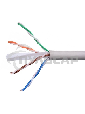 Кабель Cablexpert Россия UPC-6055-4-CU, UTP indoor 4x2x0.55, медный, кат.6, однож., 305м, coil, серый