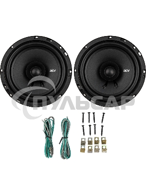 Колонки автомобильные ACV PD-651 BEATS (без решетки) 180Вт 88дБ 4Ом 16см (6.5дюйм) (ком.:2кол.) коаксиальные однополосные