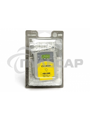 Картридж струйный Cactus CS-C4909 №940 желтый (30 мл) для HP OfficeJet PRO 8000/8500
