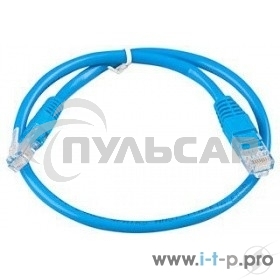 Патч-корд UTP кат. 5e, 0.5м ExeGate синий