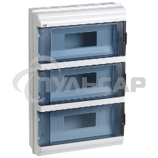 Щит распределительный IEK MKP72-N3-36-55 КМПн-36 IP55 для установки модульных устройств навесной 306мм 108мм 458мм 660B 36мод. пластик IP55 белый (упак.:1шт)