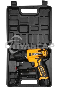 Дрель-шуруповерт Deko Banger, Аккумуляторная, 12В, 2 АКБ, Кейс
