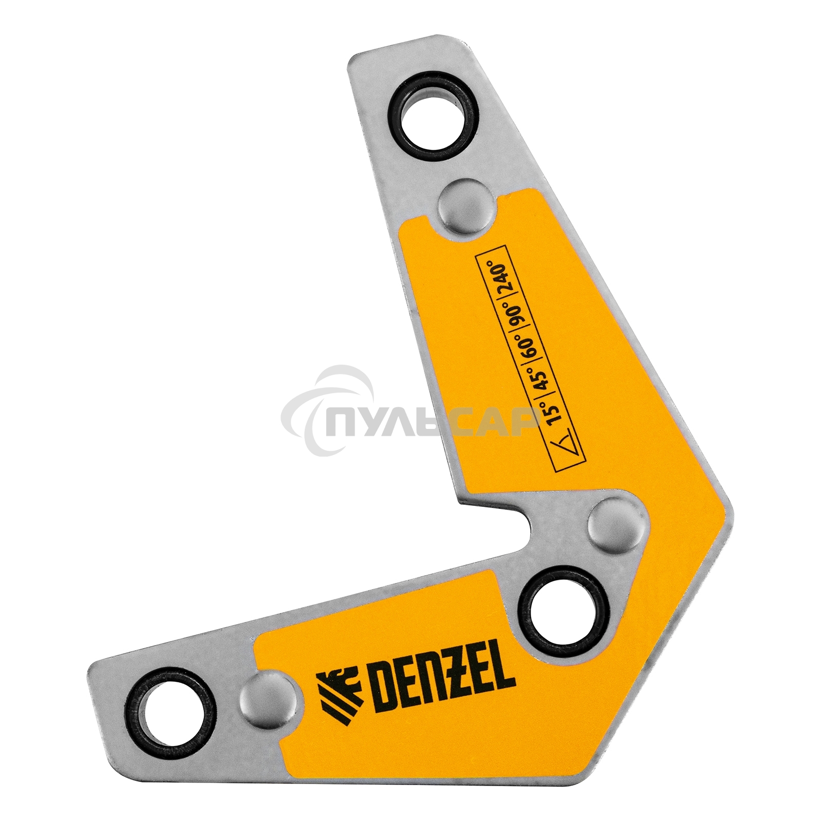 Фиксатор магнитный для сварочных работ усилие 20 LB, 30х45х60х75х90х135 град. Denzel