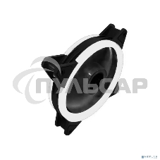 Вентилятор для корпуса Gembird D12025S12L-W черный, 120 мм, 1200 об/мин, 20.5 дБ, 3 pin