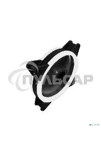 Вентилятор для корпуса Gembird D12025S12L-W черный, 120 мм, 1200 об/мин, 20.5 дБ, 3 pin