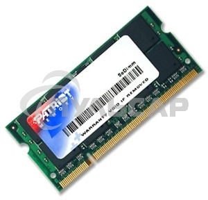 Оперативная память Patriot, DDR2, 2Gb (1x2 Gb), 800 MHz, CL6, SO-DIMM