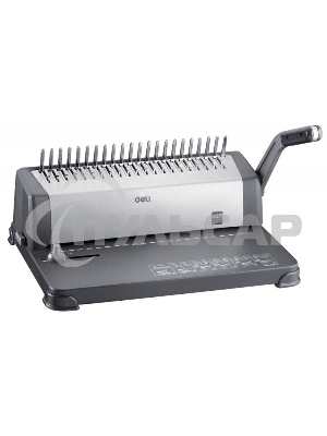 Переплетчик Deli E3872 A4/перф.12л.сшив/макс.425л./пластик.пруж.