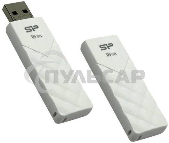 Флешка USB 16 Gb Ultima U03 SP016 Gb,UF2U03V1W USB 2.0 белый