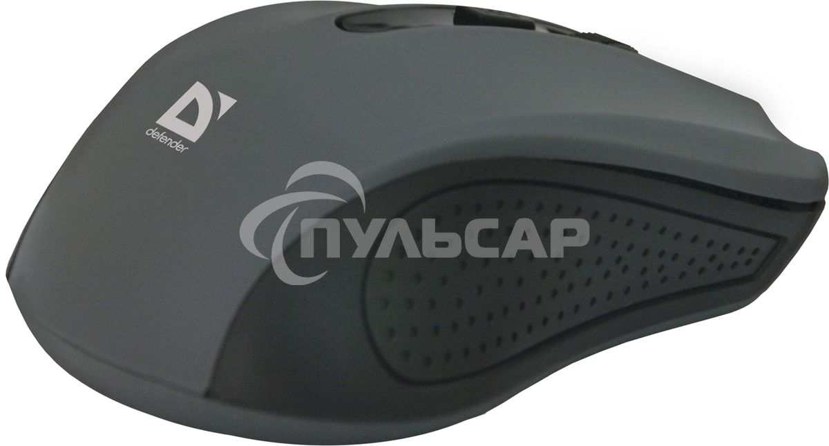 Мышь беспроводная Defender Accura MM-935 серый, 1600 dpi, радиоканал, USB, кнопки - 4