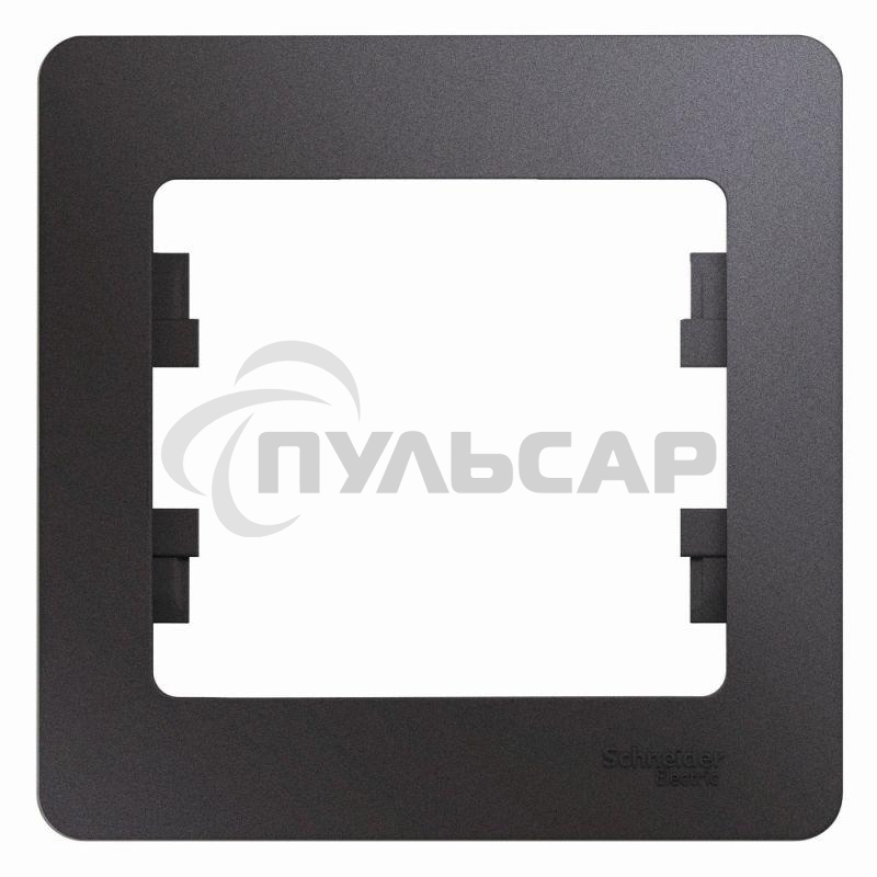 Рамка 1-м Glossa графит SchE GSL001301