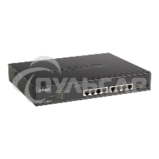 Коммутатор D-Link DGS-1100-10MPPV2/A3A, L2 Smart Switch with 8 10/100/1000Base-T ports and 2 1000Base-X SFP ports (6 PoE ports 802.3af/802.3at (30 W), 2 ports 802.3af/802.3at/802.3bt (90W), PoE Budget 242 W).8K
