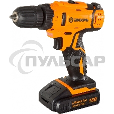 Дрель-шуруповерт Вихрь ДА-18Л-2К/Б 72/14/22, Аккумуляторная, 18В, 2 АКБ, Кейс