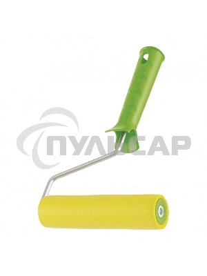 Валик прижимной резиновый с ручкой, 150 мм, D ручки - 6 мм Сибртех