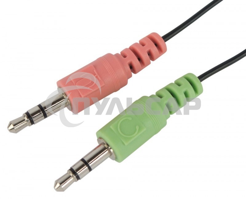 Гарнитура Oklick HS-M143VB черный 1.8м накладные оголовье