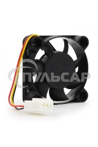 Вентилятор для корпуса Gembird D40SM-12A черный, 40 мм, 6000 об/мин, 25 дБ, 3 pin