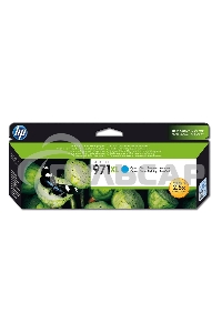Картридж струйный HP №971XL CN626AE голубой для HP OJ Pro X476dw/X576dw/X451dw/X551dw (6600стр.)