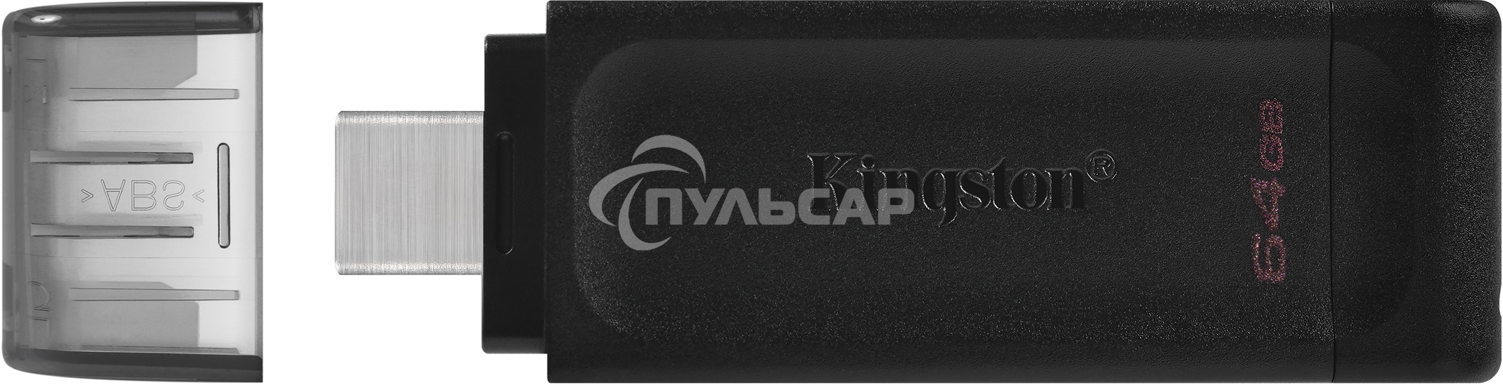 Флешка USB Kingston 64 Gb DataTraveler DT70 <DT70/64 Gb>, USB-C 3.2 Gen 1