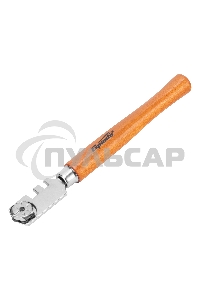 Стеклорез 6-роликовый с деревянной рукояткой Sparta