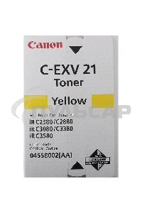 Картридж лазерный Canon C-EXV21 0455B002 желтый для принтера IRC2880/3380/3880 туба 260гр.