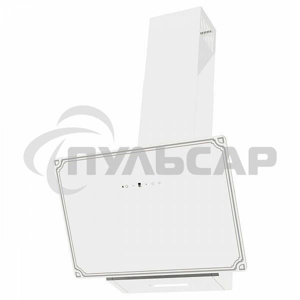 Вытяжка наклонная Korting KHC 69059 RGW белый/бежевый, 59.8 см, 950 куб. м/ч, 59 дБ