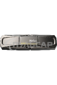 Флешка USB Netac US5 256 Gb USB 3.2+TypeC Solid State Flash, up to 550MB/500Mb/s