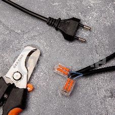 Универсальная клемма 2-проводная, прозрачная (0,08-2,5/4 мм²) (50 шт./уп.) Rexant