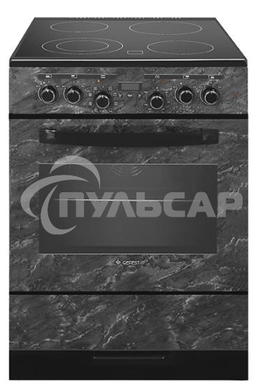 Плита электрическая Gefest ЭП Н Д 6560-03 0053 черный, конфорок 4 шт, духовка 55 л, 60 см x 85 см x 60 см
