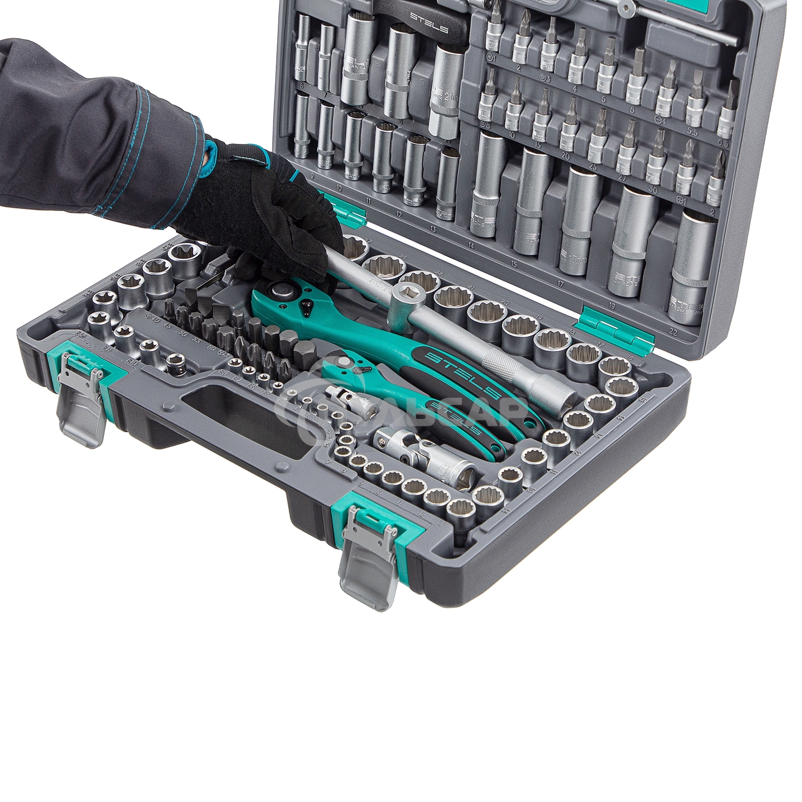 Набор инструментов STELS 14122 109 предметов 12-ганные головки