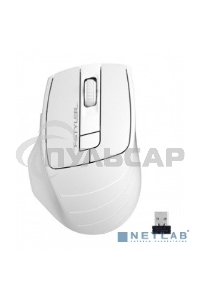 Мышь беспроводная A4Tech Fstyler FG30 белый/серый, 2000 dpi, радиоканал, USB, кнопки - 5