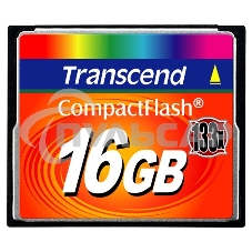 Флеш карта CF 16Gb 133x Type I Transcend (TS16GCF133)