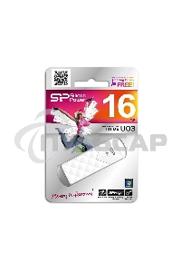 Флешка USB 16 Gb Ultima U03 SP016 Gb,UF2U03V1W USB 2.0 белый