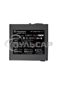 Блок питания Thermaltake Smart RGb (PS-SPR-0700NHSAWE-1), 700Вт, 80 PLUS, 120мм, черный