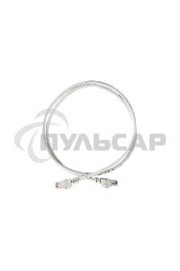 Патч-корд ITK, кат.5Е UTP, 0,5м, серый