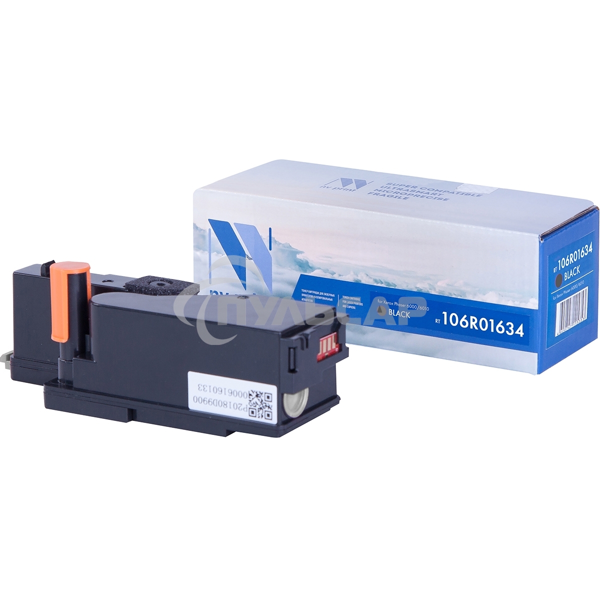 Картридж NVPrint совместимый Xerox 106R01634 черный для Phaser 6000/6010 (2000k)