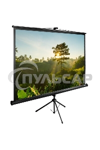 Экран Cactus 200x200см TriExpert CS-PSTE-200х200-BK 1:1 напольный рулонный