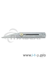 Нож OLFA хозяйственный с выдвижным лезвием, корпус и лезвие из нержавеющей стали, 20мм OL-CK-2