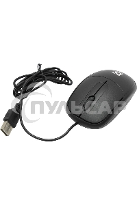 Мышь проводная Defender Datum MS-980 черный, 1000 dpi, USB, кнопки - 3